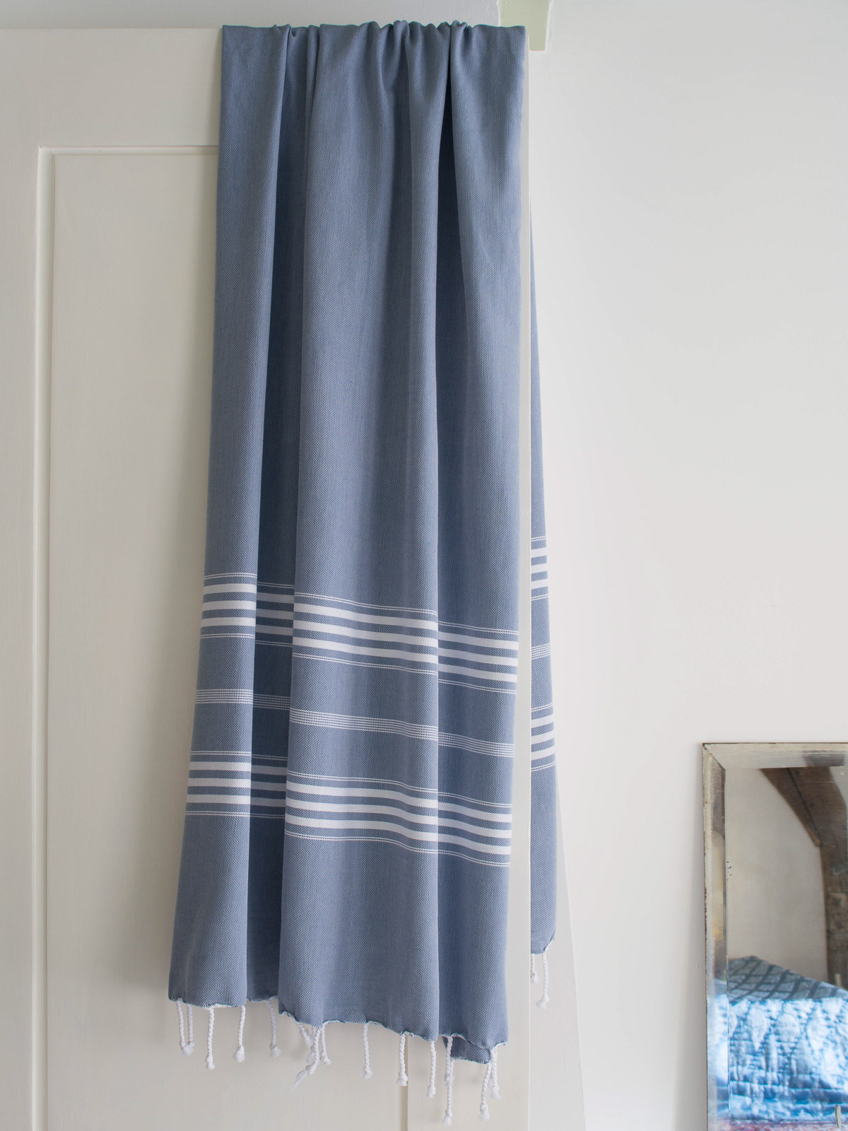 hammam towel steel blue